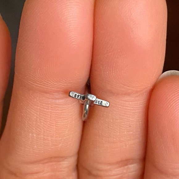 Retired Pandora Sparkling Cross Dangle Charm for Bracelet Necklace EUC - Picture 6 of 6